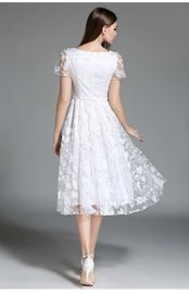 2016 short sleeve lace casual dress latest wedding dresses
