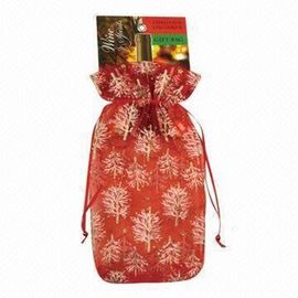 Sheer Drawstring Gift Pouch, Available in Various Colors and Shapes