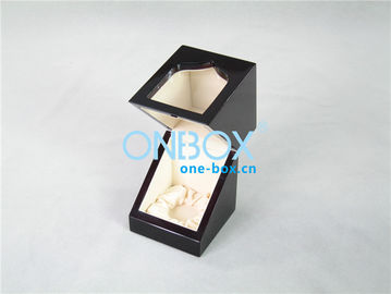 Eco Recycled Luxury Packaging Boxes / wooden perfume display box with gloss painting