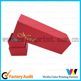 Long And Narrow Cardboard Paper Packaging Box with Custom Gold Logo Printing