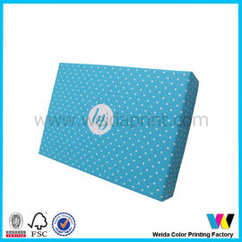 White Dot Cardboard Paper Packaging Boxes in Square Shape for Gift Packaging