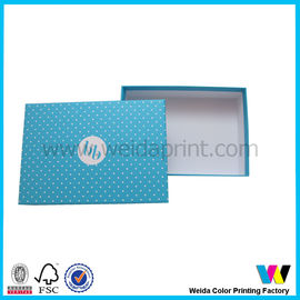 White Dot Cardboard Paper Packaging Boxes in Square Shape for Gift Packaging