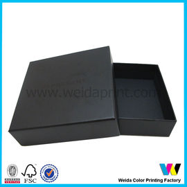 Various Size Black Matt Paper Packaging Boxes for Gift Packaging