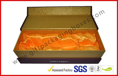 Handmade Silver Printed 1400g Grey Board Wine Packaging Boxes , Magnetic Wine Gift Packaging Boxes