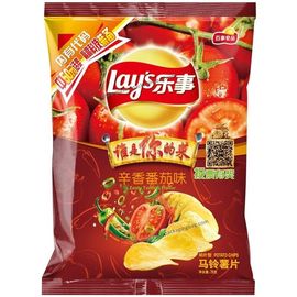 Back Seal Potato Chips Packaging , Custom Snack Food Packaging Bag