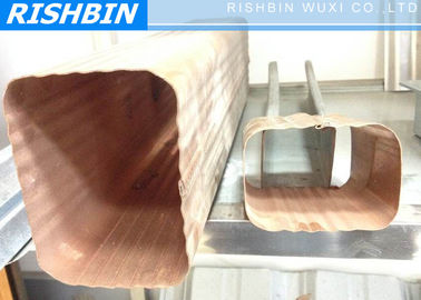 Aluminum Square Tube Roll Forming Machine 8 - 10 m/min Production Capacity