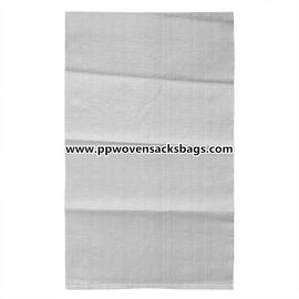 Plain PP Woven Industrial Sand Bags / 25kg Woven Polypropylene Biodegradable Fertilizer Bag