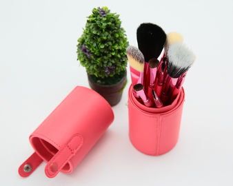 Red Cosmetic Brush Sets Chanel Makeup Cosmetic Box Circular Hair