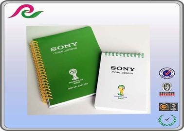 Legal size lecture notes green offset printing spiral bound notebooks