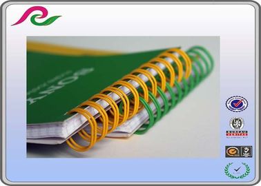 Legal size lecture notes green offset printing spiral bound notebooks