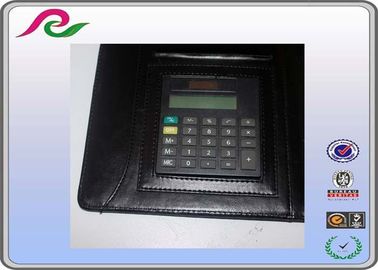 PU cover business loose leaf notebook , black hard cover notebooks