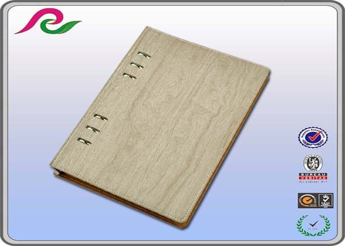 A6 Small CMYK cardboard loose leaf journal diary notebook , 220 sheets
