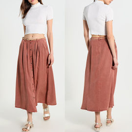 Falda maxi de 2018 mujeres de la moda de largo